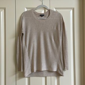 Lightweight cream colored sweater, size medium